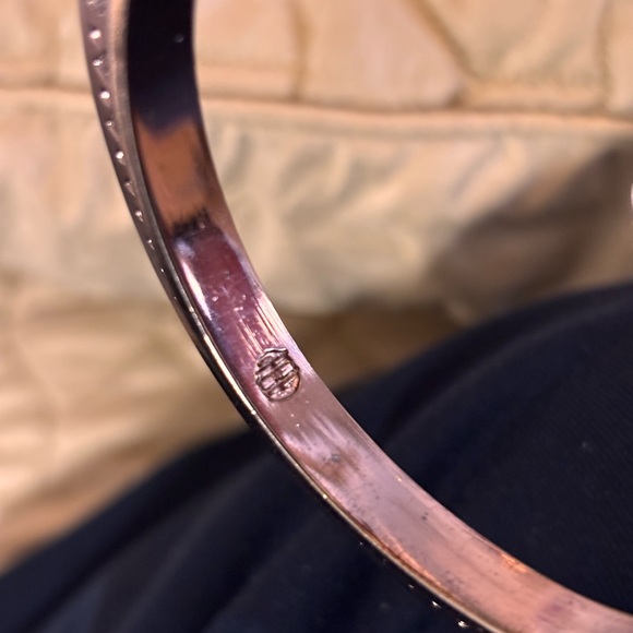 Rose Gold Bangle Bracelet by House of Harlow - Picture 5 of 6